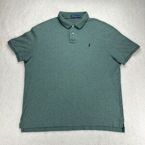 Polo Ralph Lauren Shirt Men's XL Classic Fit Interlock Polo Short Sleeve‎